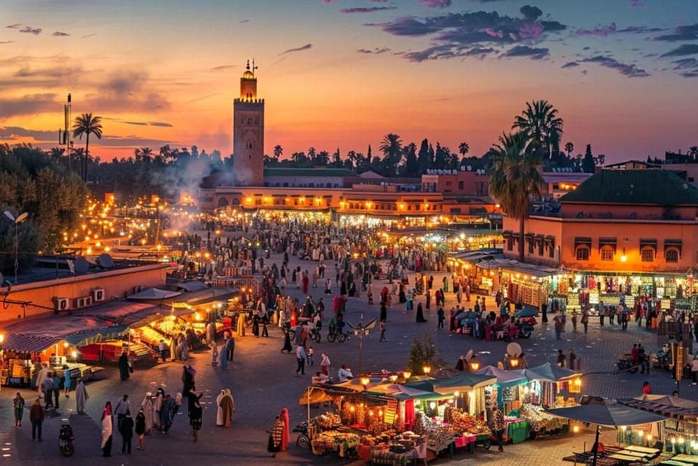 Marrakech landmarks visited on a day trip from Agadir